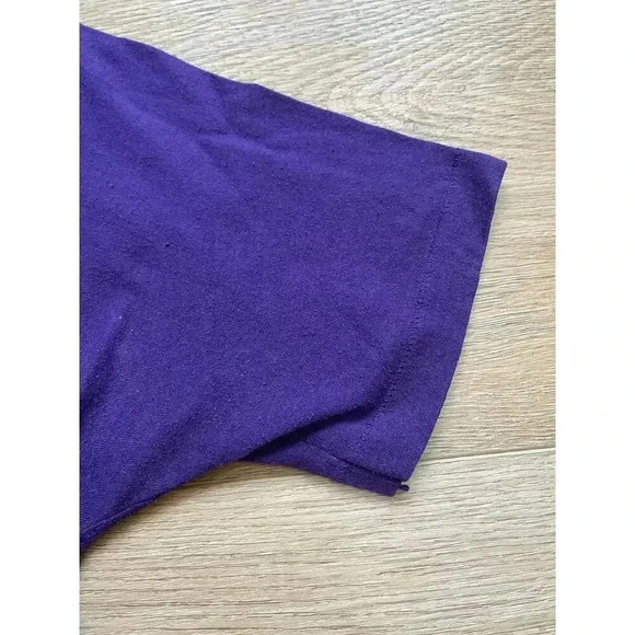 Vintage 80s Minnesota Vikings Single Stitch T-Shirt Trench Made in USA Men's S - Picture 7 of 13